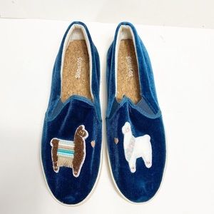 Soludos Velvet Llamas In Love Slip On Sneaker 9